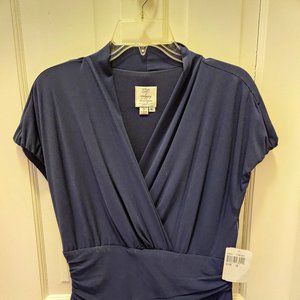 Suzi Chin for Maggy Boutique Navy Dress Size 16